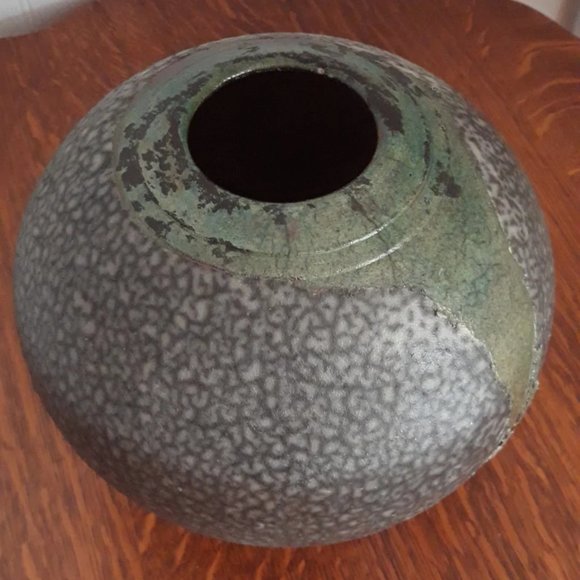 S Jones Ceramics Vase Jar signed Beautify by Fire Pottery Handmade - Picture 2 of 4